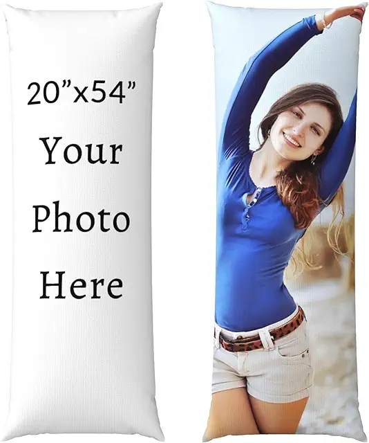 Custom Photo Body Pillow Cover - Personalized 20x54IN Pillowcase