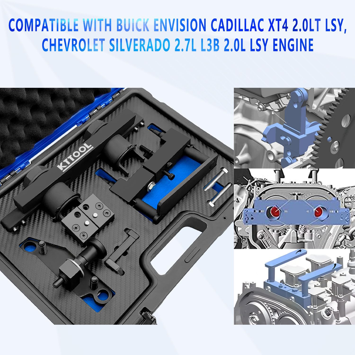 KTTOOL Camshaft Timing Tool Kit Compatible With Buick Envision Cadillac XT4 2.0LT LSY,Chevrolet Silverado L3B 2.0L LSY Engine,EN-52461 EN-52476 EN-52462 EN-52442, Timing Belt Tools - Canada - View #13