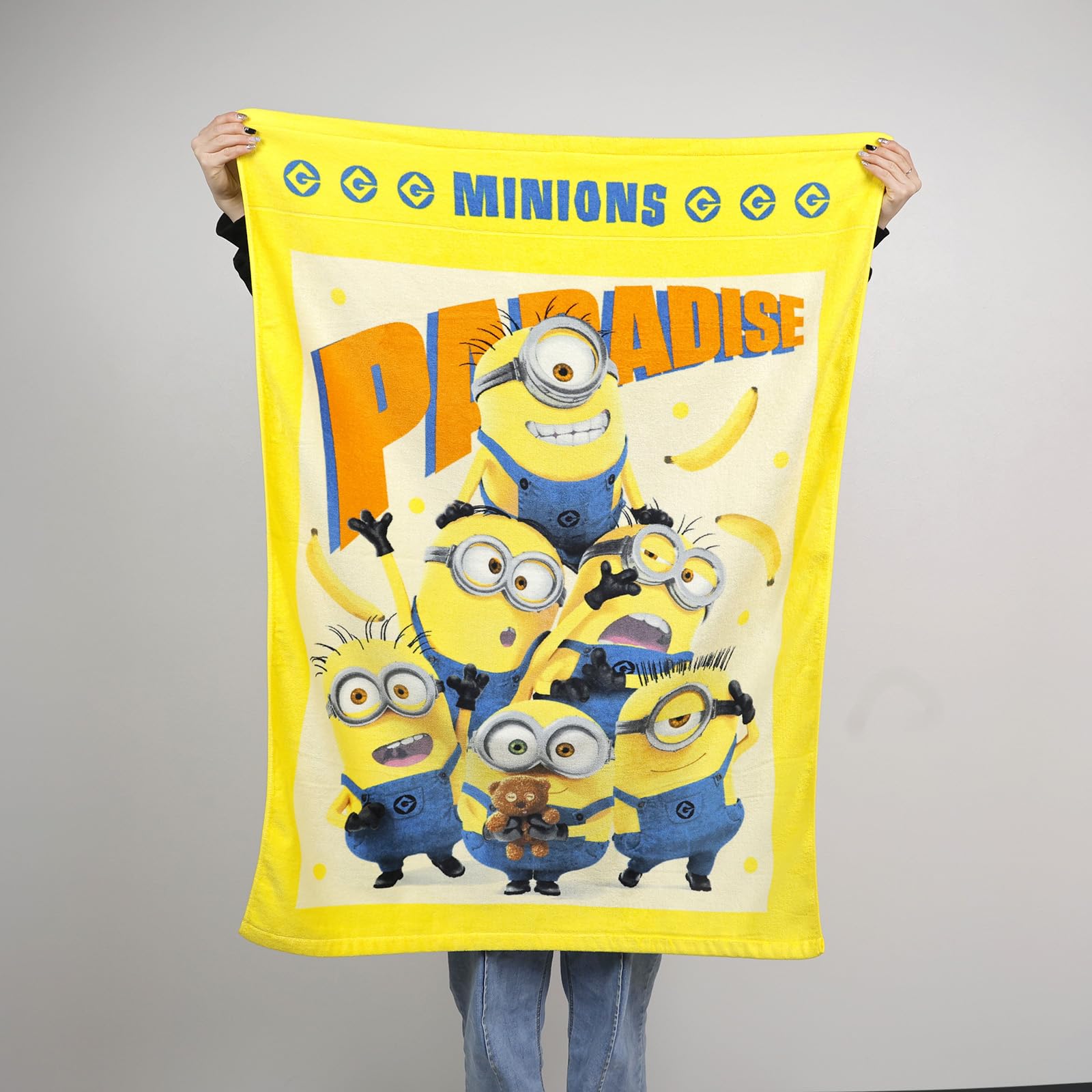 Amazon.co.jp: 丸眞 タオルケット 子供用 ミニオン キャラクター