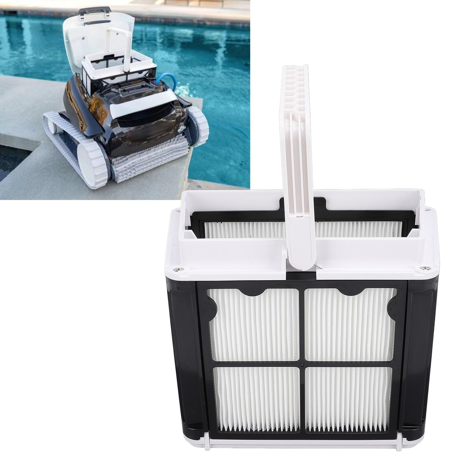 Srliya Pulsante della Piscina Robot Cesto Filtro Fine 9991460 Sostituzione del Cesto Filtro Delfino CC S50 S100