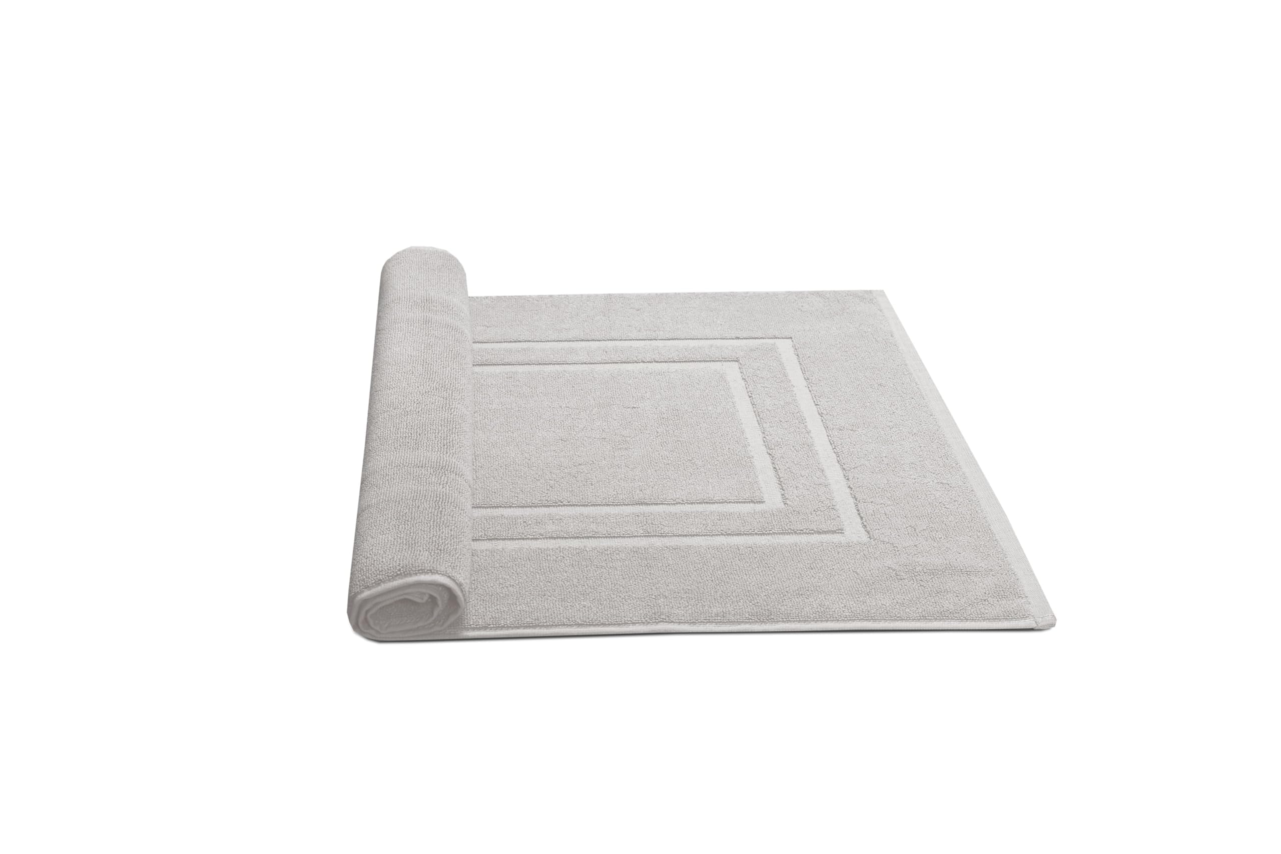 Pióro i ścieg, 100% bawełna, frotte, maty łazienkowe, 2 sztuki, takie jak maty łazienkowe (76 x 50 cm) hotel spa łazienka prysznic wanna maty podłogowe [nie dywanik łazienkowy] miękkie chłonne maty