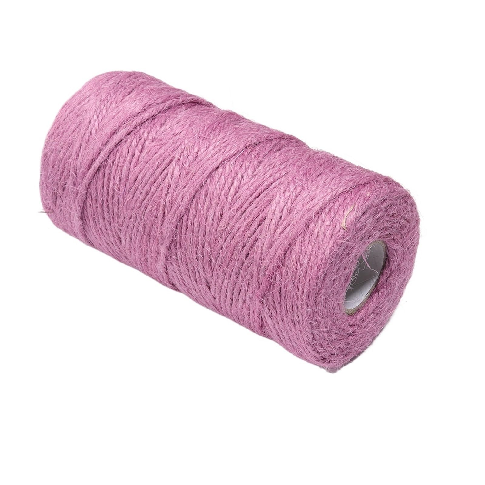 100M/roll Color Jute Twine Braided Burlap Strings Cords For Wedding Party Home Decoration Wrapping Handmade Supplies(19)