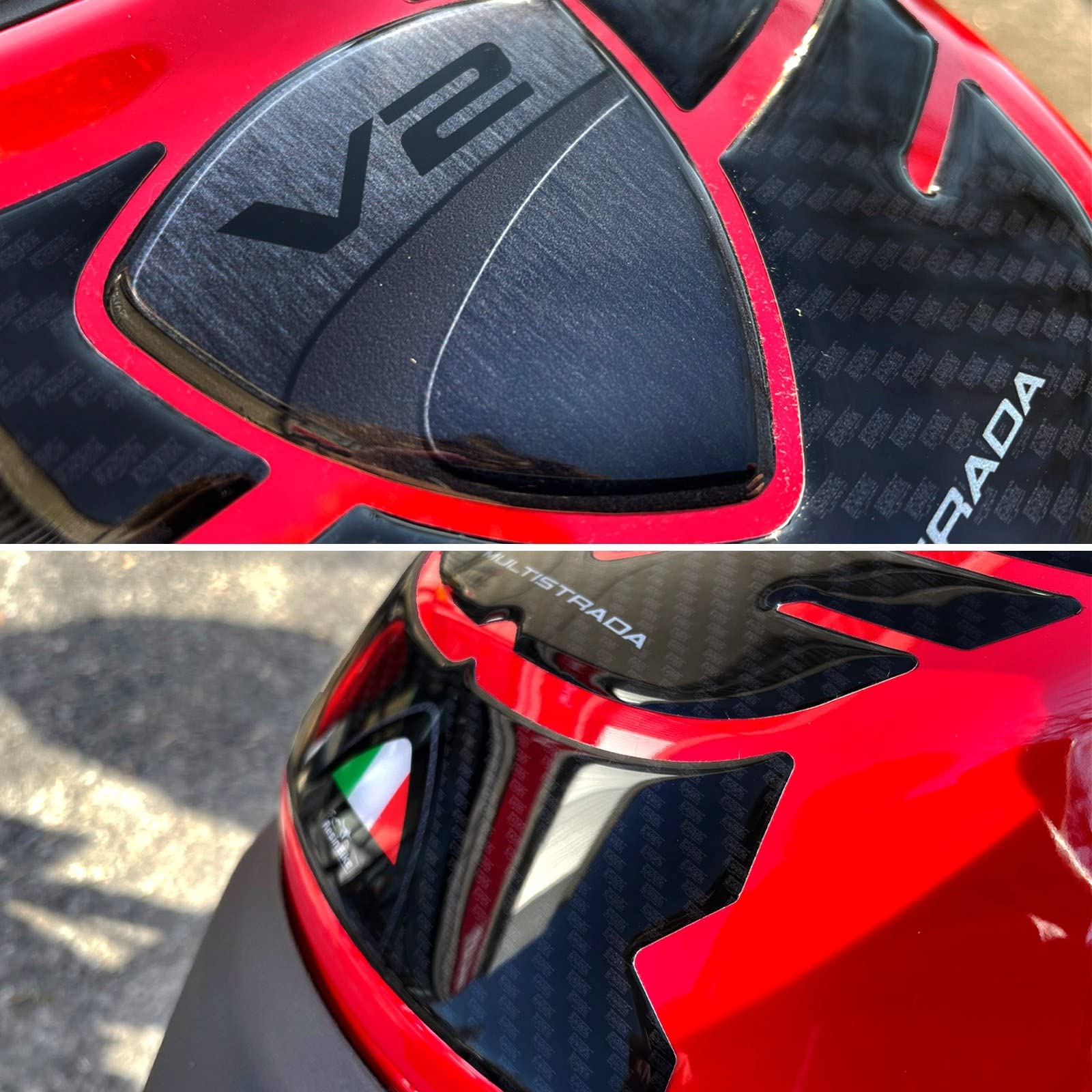 Adesivi Paramani Ducati Multistrada 950 2022 | Protezione 3D Resinata | Lato Destro E Sinistro - Foto 10