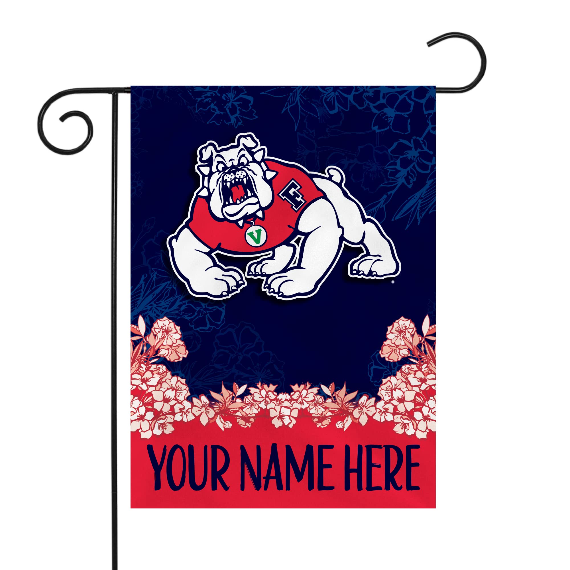 Rico Industries NCAA Standard/Primary Personalized Garden Flag