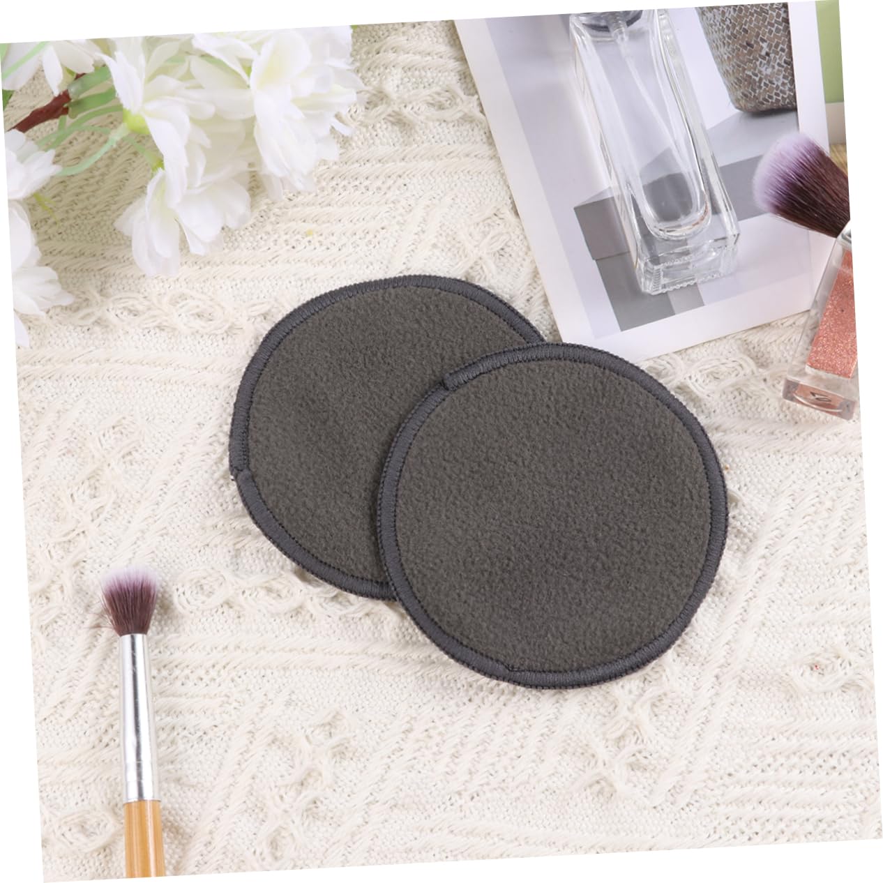 BESTYASH 10pcs Make up Removal Pad Make up Always Cleansing Pads Reusable Makeup Skin Your Facial Cleaning Pad Powder Puff