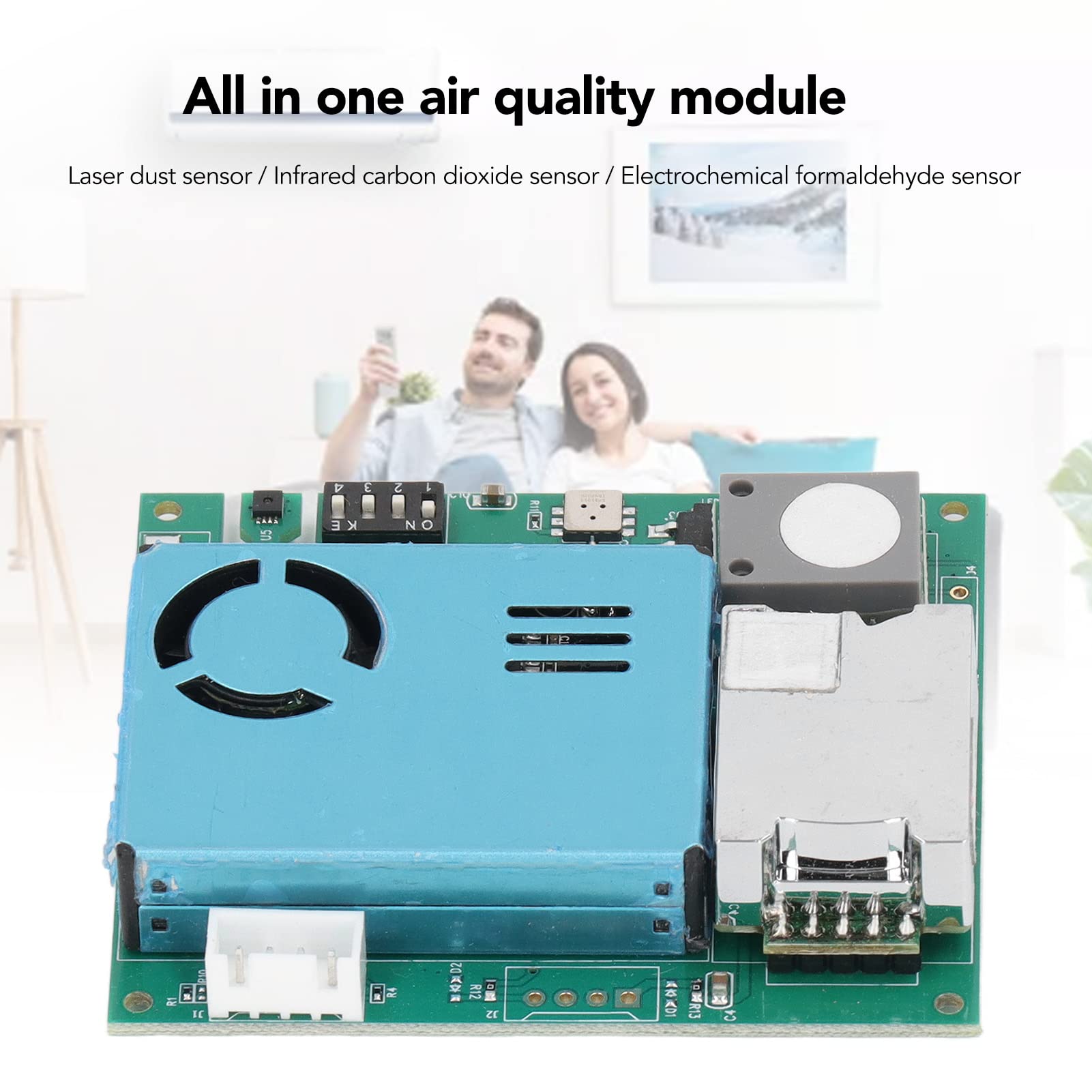 ViaGasaFamido Sensore Multifunzione Modulo Sensore CO2 DC 5V per Qualità