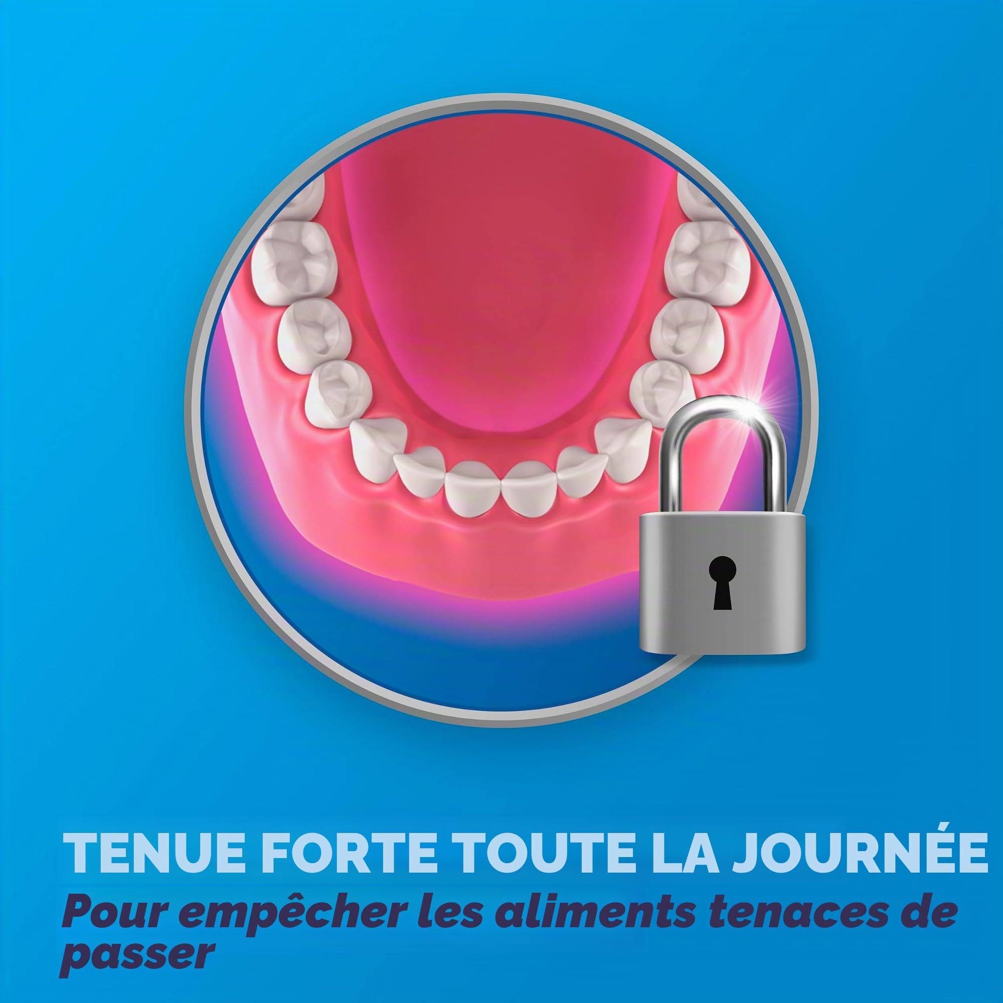 Fixodent Complete Original Lot de 3 crèmes adhésives pour prothèses dentaires 68 g