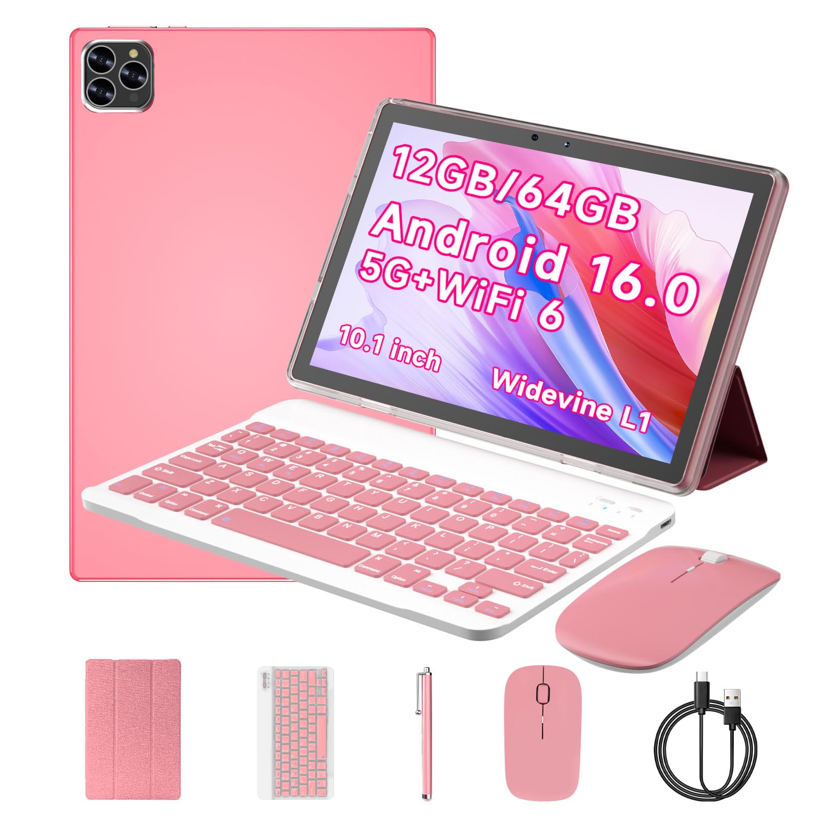 Amazon.co.jp: ICONLINK Android 16 タブレット 10インチ、12(3+9) GB