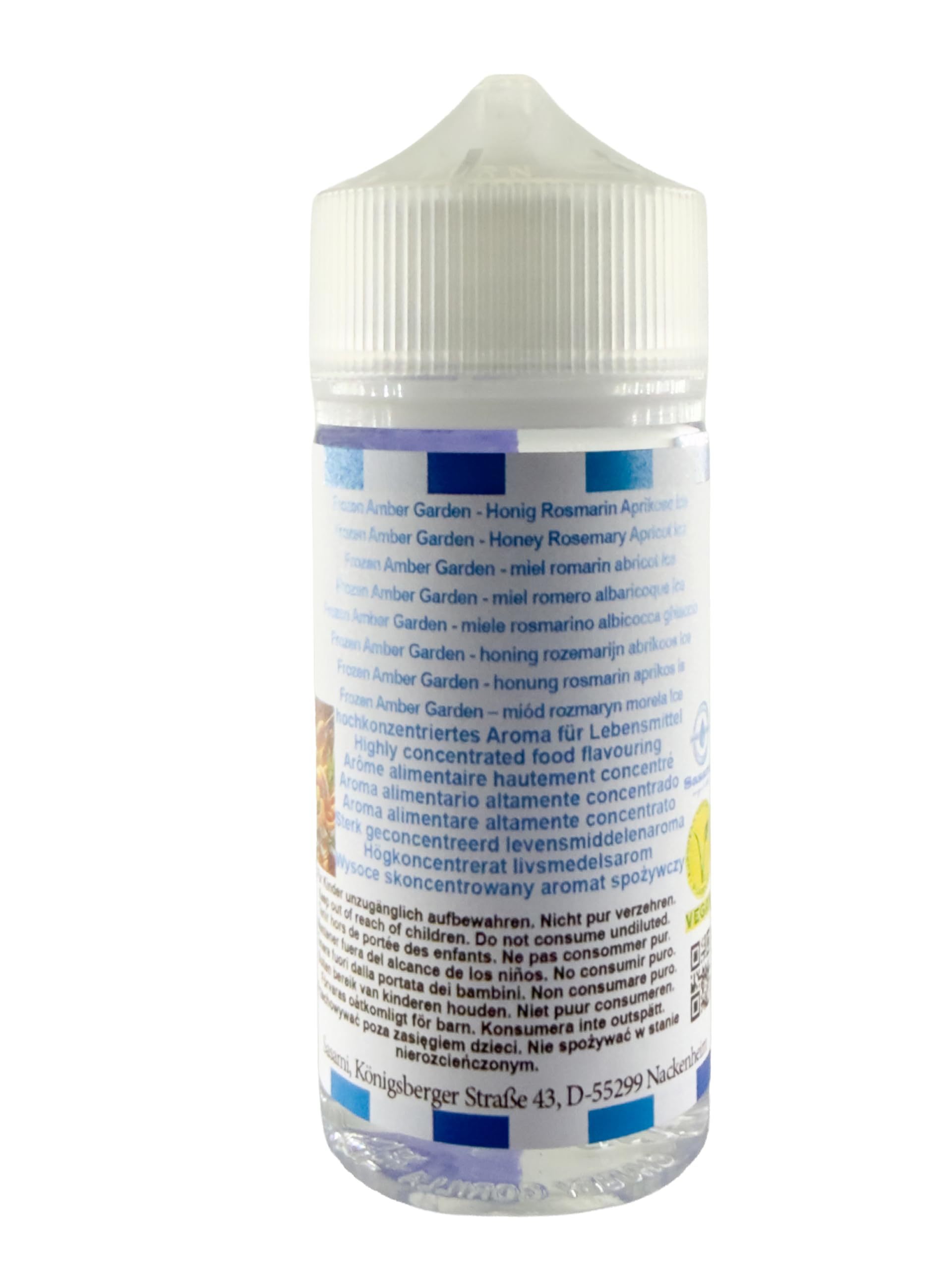 Frozen Amber Garden - miele rosmarino albicocca ghiaccio aroma concentrato - vegano - Sasami - 100ml