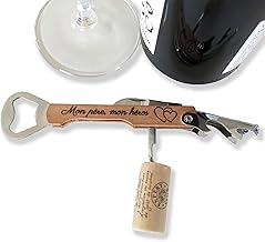 Cavatappi personalizzato, limonata personalizzabile, coltello da server con apribottiglie, taglialamina e apribottiglie in acciaio inossidabile