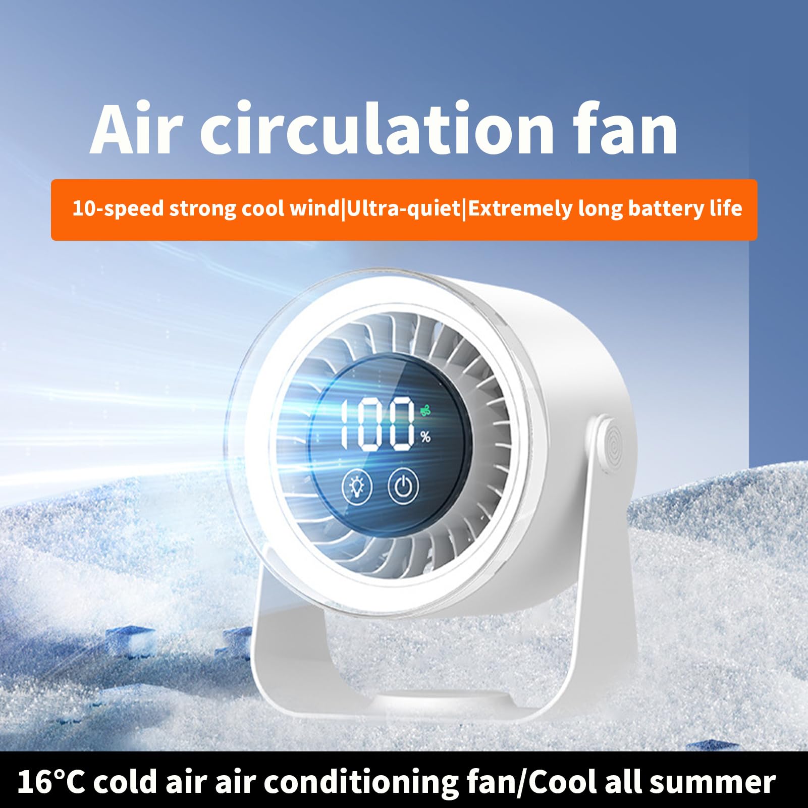 Ventilatore Da Scrivania Rinfrescante Ventilatore ad Aria Fredda Silenzioso