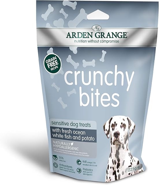 Arden Grange Crunchy Bites Senstive, 225 g
