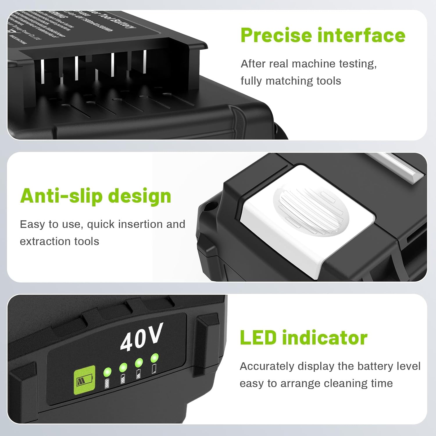 7.5Ah Replacement for Ryobi 40V Battery and Charger Combo Compatible with Ryobi 40V Lithium Battery OP4040 OP4026 OP40601 OP4050A OP4030 OP4050 OP40201 OP40401 (2Battery+1Charger)
