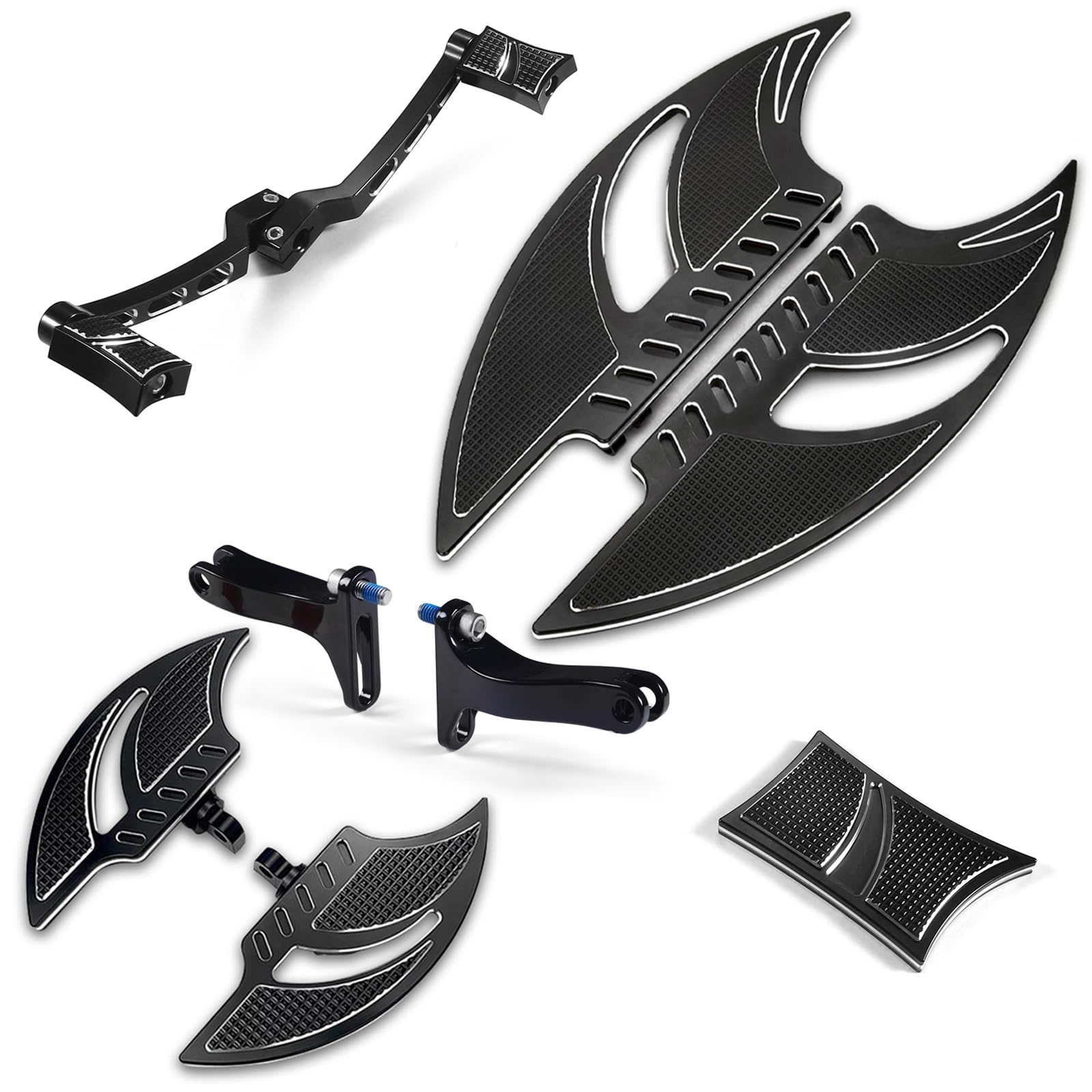 For harley road glide floorboards Heel Toe Shift Levers rear footboards Pedal road king FLHR Trike Tri street Glide FLHX Ultra Classic