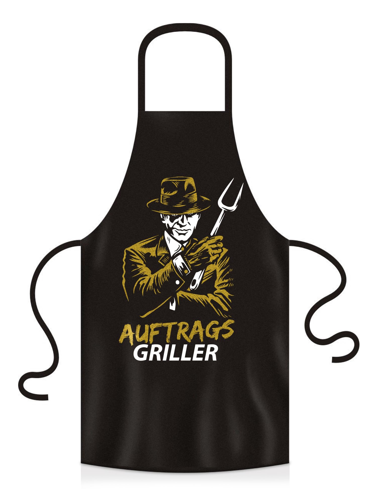 YORA Grillschürze für Männer Vatertagsgeschenk - Kochschürze lustig [inkl. Urkunde] - lustige Geschenke zum Vatertag - Geschenkideen Opa & Papa - Lustig