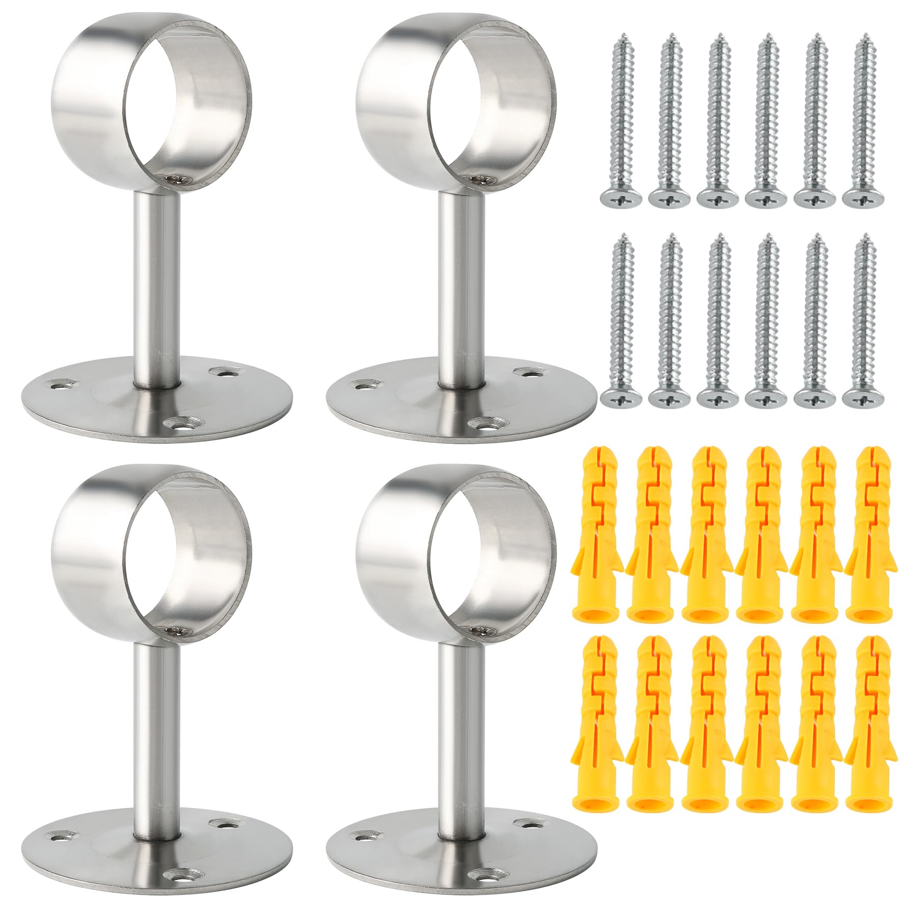 Curtain Rod Brackets - Wall & Ceiling Mount -12