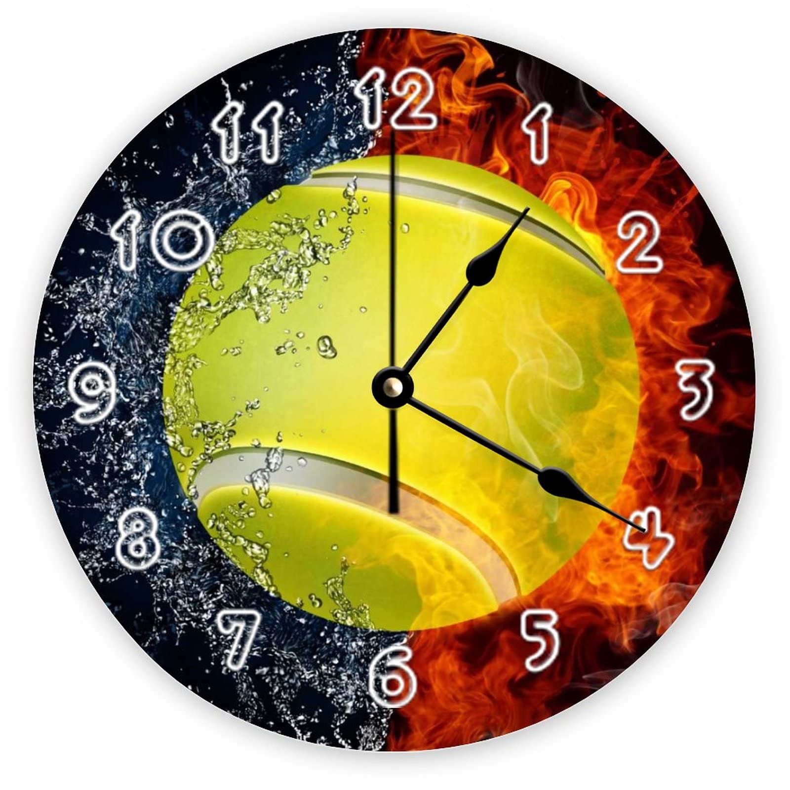 Horloge murale Yin yang arbre de vie, horloge murale Yin yang, horloge en bois Yin yang, horloge murale arbre de vie, décoration murale arbre de vie, horloge murale en bois