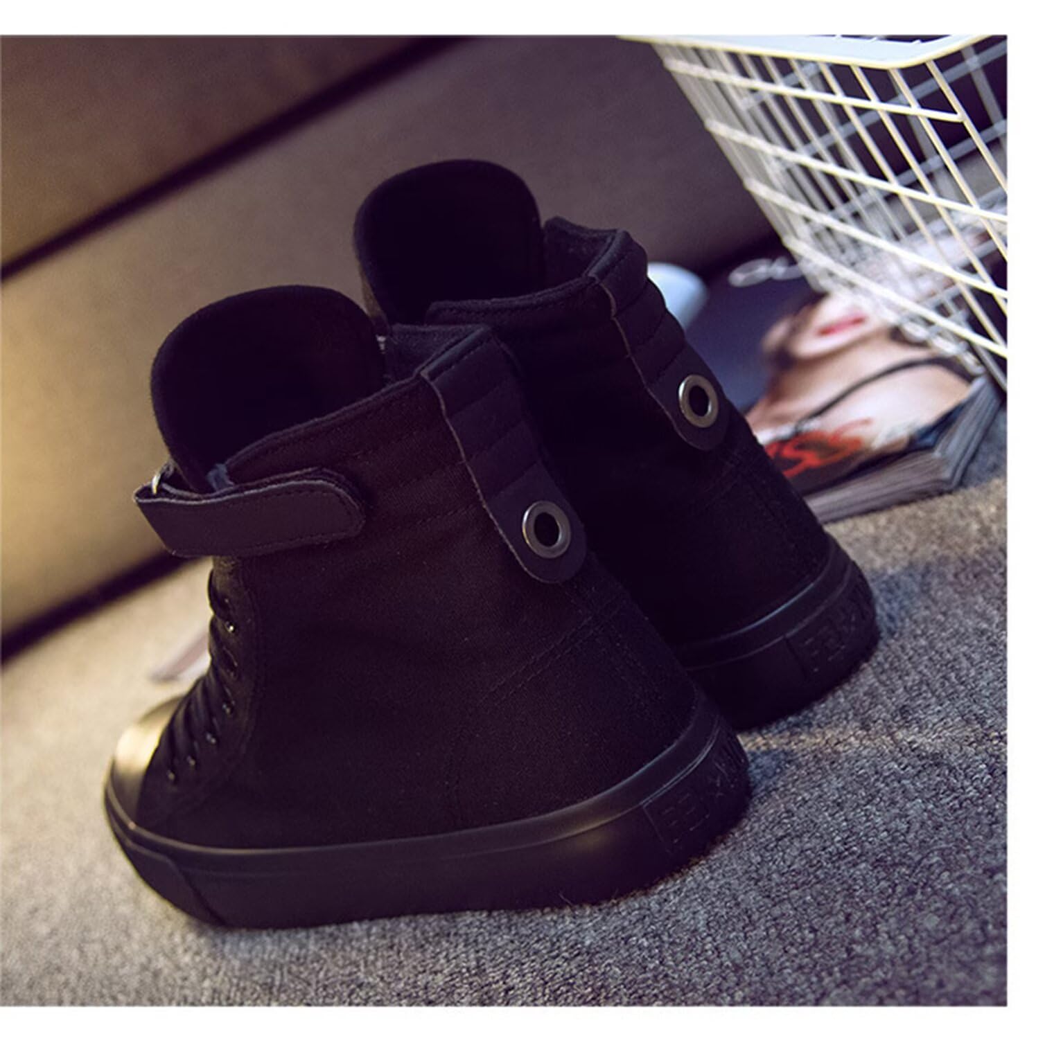 KPOP Skz Shoes Sneakers Felix Bang Chan Lee Know ChangBin Han I.N HyunJin Seungmin Hiphop High-Top Canvas Schuhe