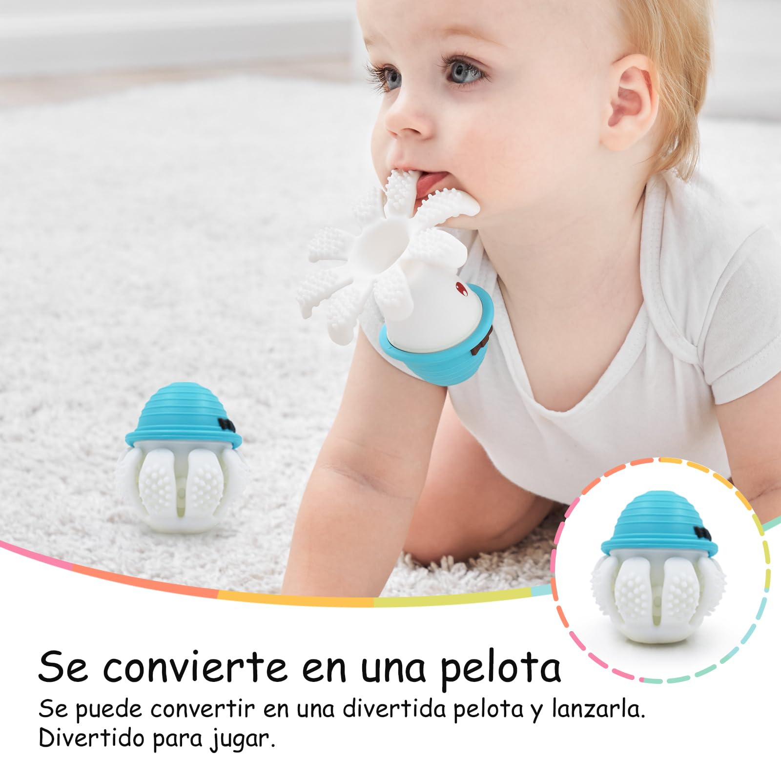 Juguetes Bebes 3-6meses Mordedor Bebé NICEIN Unidades En Forma