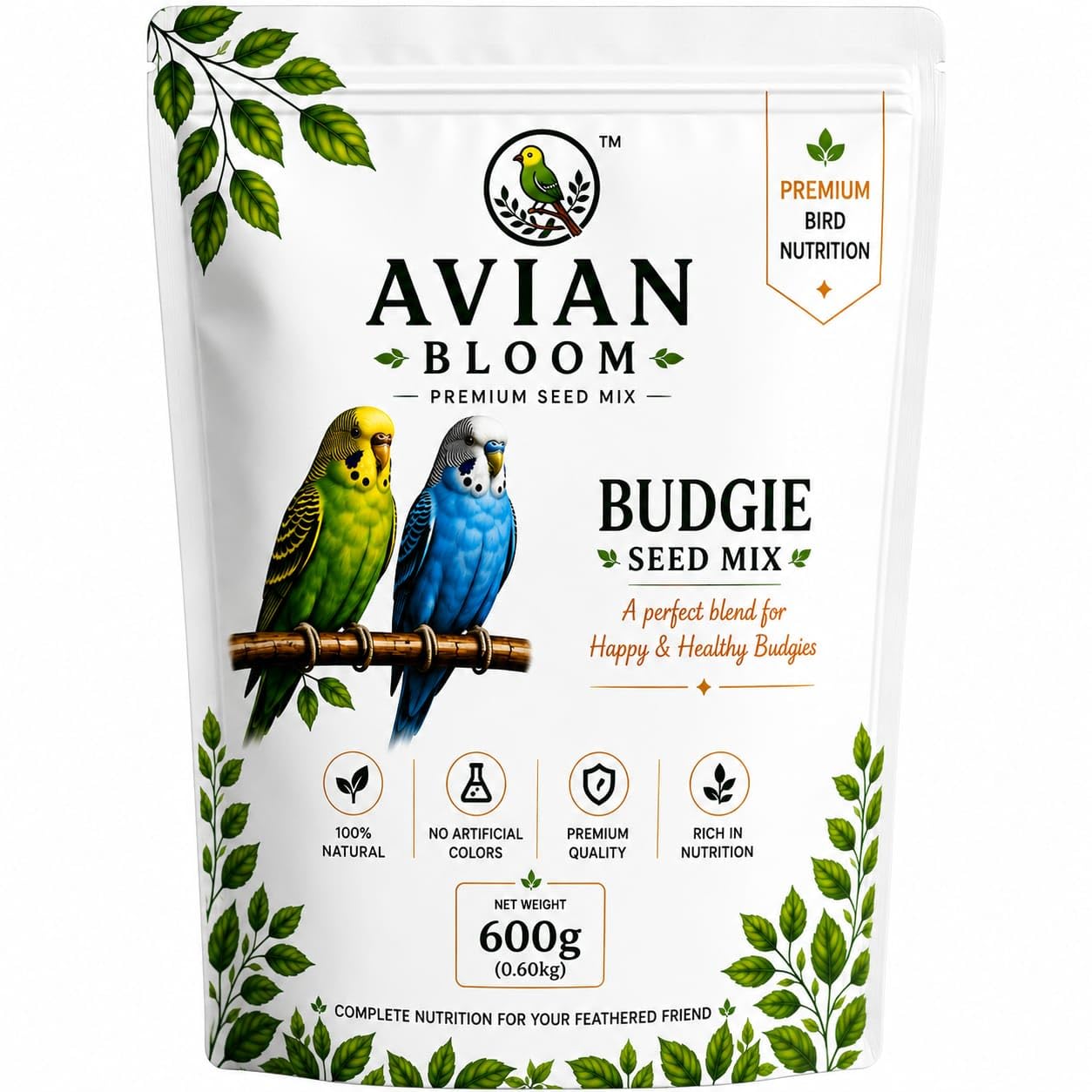 Budgie Seed Mix | 14 Premium Seeds | Bird Food | Bird Food | 14 Premium Seeds for Budgies-image-24