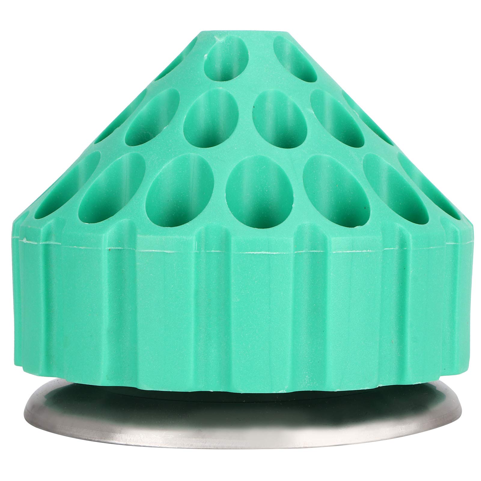 EXID Grinding Head Storage Box Grinding Head Box Case 360 Degree Rotating Grinding Tips Drill Bit Stand Storage Rack Green