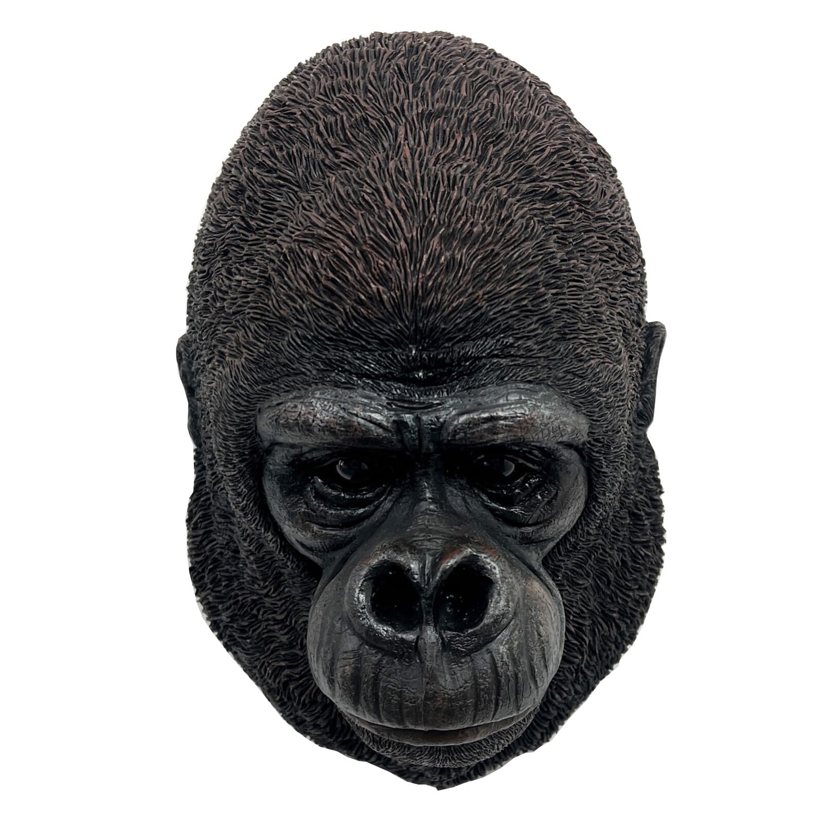 Alfie Francis 24cm Tall Resin Gorilla Head Wall Art Decoration Animal Ornament