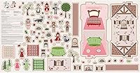 Riley Blake To Grandmother's House Felt Doll & Bag Set Panel 36x69" - Jennifer Long Little Red Riding Hood Craft Kit