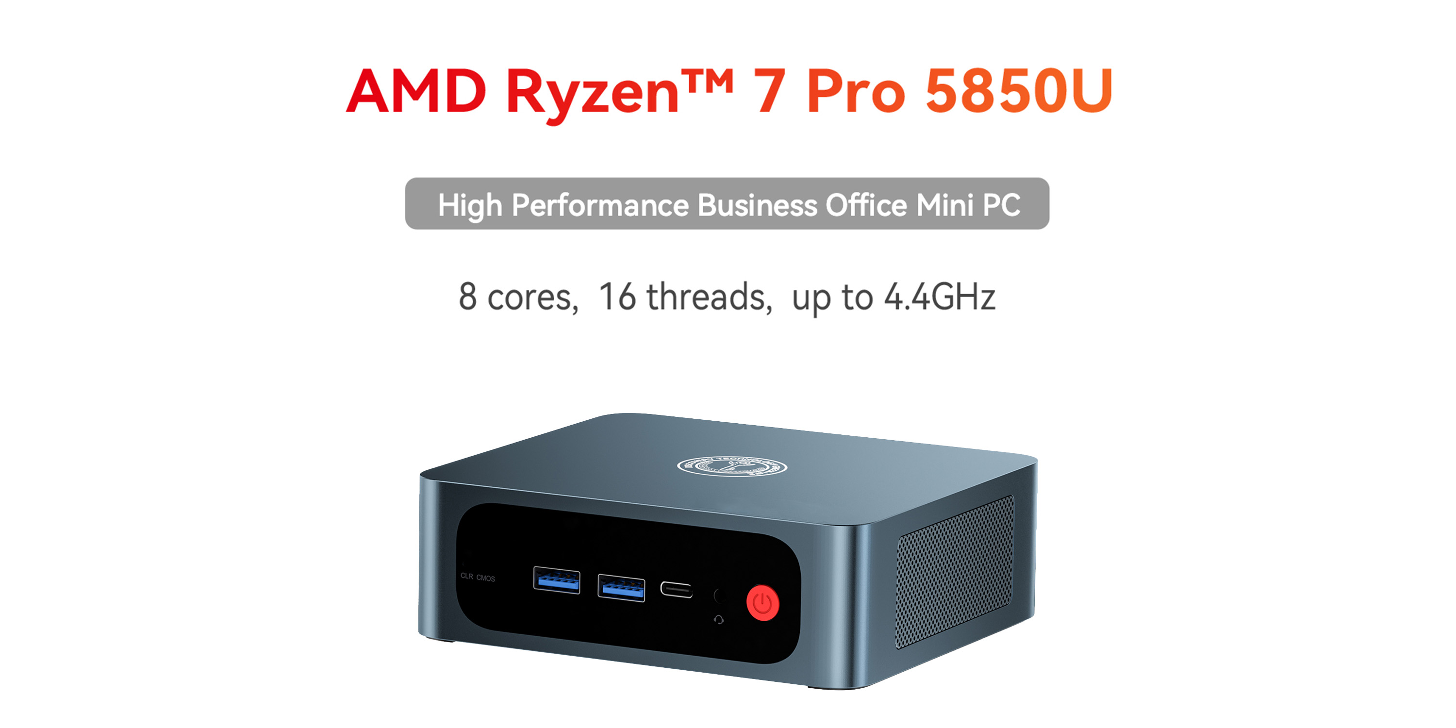 Trigkey S5 Mini PC, Ryzen 7 Pro 5850U (8C/16T, Up to 4.4GHz