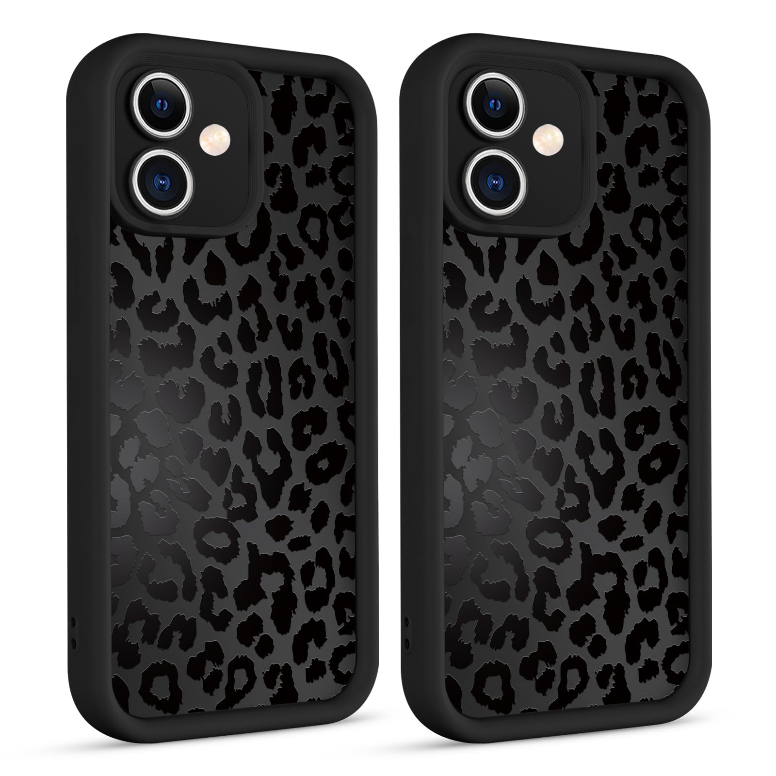Xylota Cover per iPhone 16 Pro 6,3, Custodia con Aesthetic Fiori Leopardata Autunno Disegni per Ragazze Donne, Sottile Silicone TPU + PC Antiurto Antigraffio Bumper Protettiva Case per iPhone 16 Pro