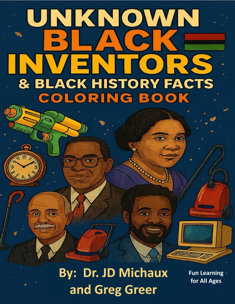 Unknown Black Inventors and Black History Facts Coloring Book