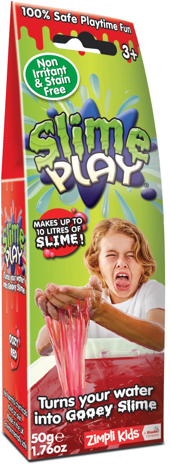 ZIMPLI - Slime Play Zielony, wystarczy dodać wodę, aby stworzyć slime, idealny do torebek upominkowych na przyjęcia, zabawka sensoryczna do zabawy w odgrywanie ról, prezent urodzinowy dla dzieci