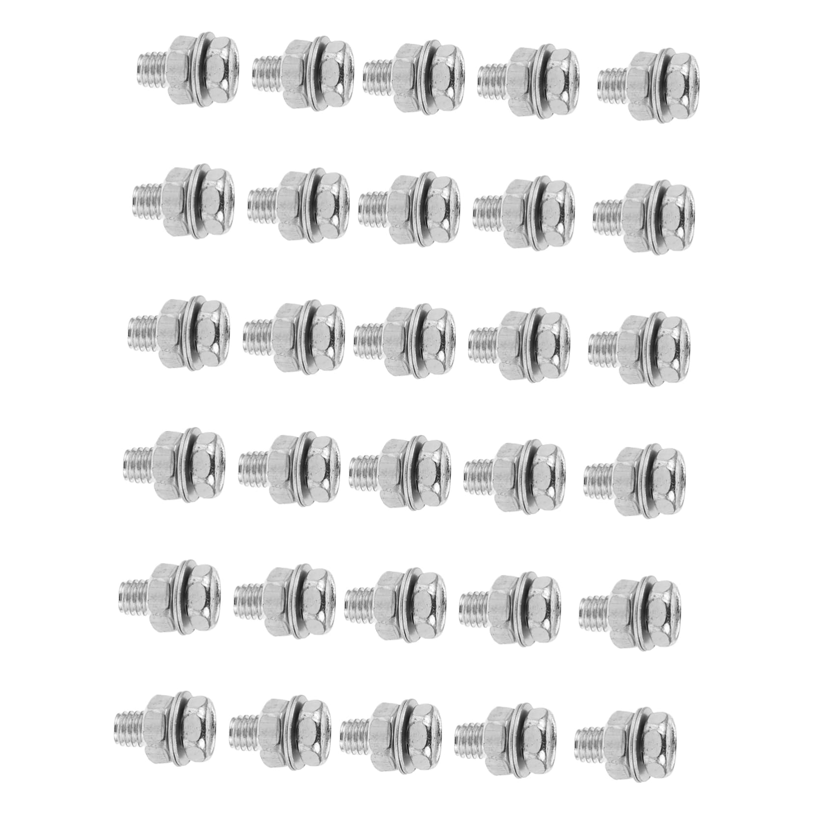 ifundom 30pcs Bike Brake Cable Retainer Brake Wire Fastening Anchors Bicycle Adjustment Screws With Nuts And Washers For Bicycle Motorcycle