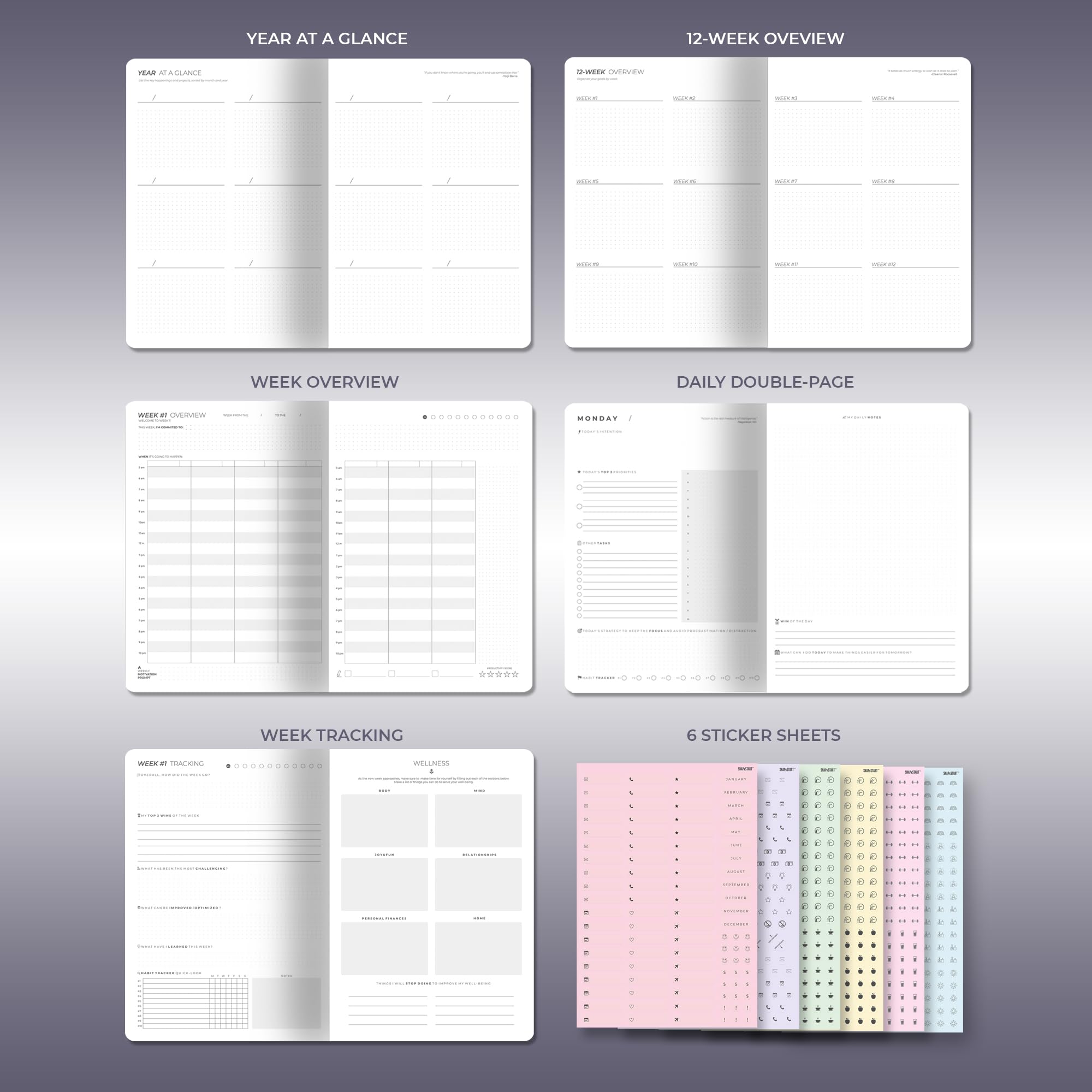 Amazon.com : 12 Week Focus Planner – High Performance Productivity