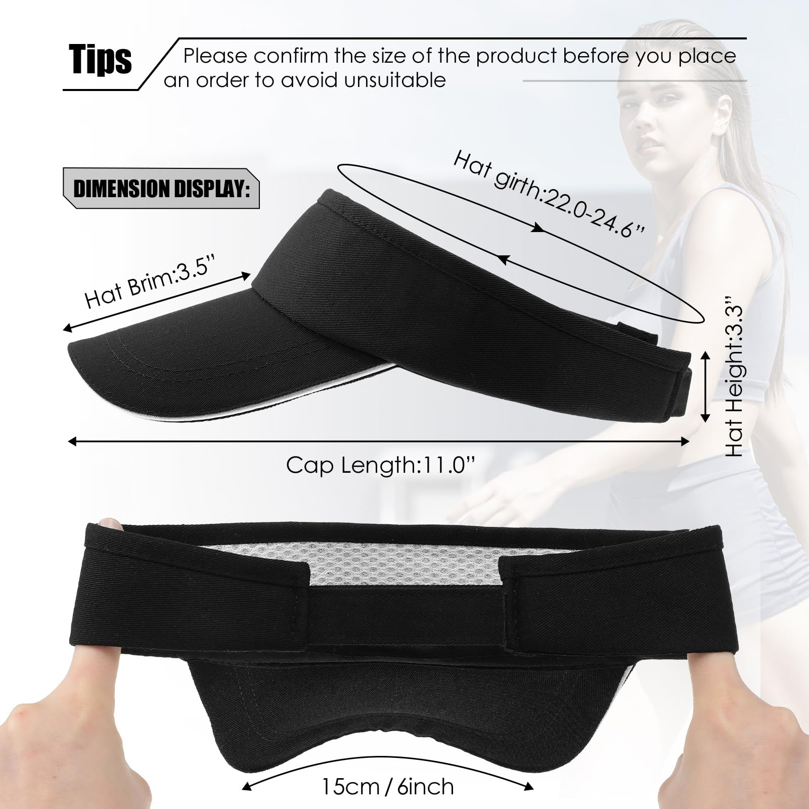 24 viseras a granel para mujer, sombrero de sol, viseras, sombreros, deportes, protección UV, visera para hombres, tenis, béisbol, golf, gorras a granel