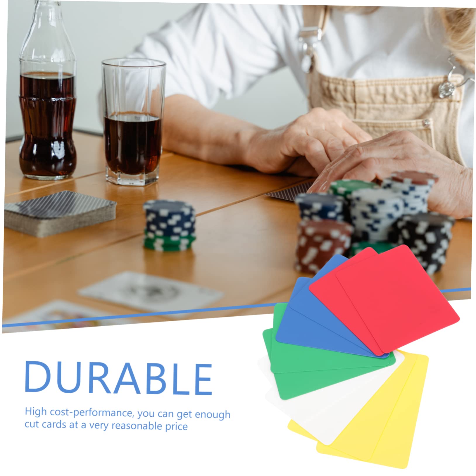 Alasum 40pezzi Distributore Di Carte Da Poker Professionale Da Plastica Utensile Per Gioco Di Carte Accessorio Per Giochi Di Poker Colori Differenti