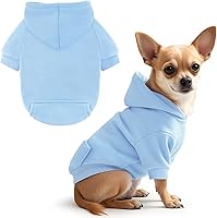 Vista 15 de Idepet Sudaderas con Capucha para Mascotas Perros Ropa para Perros Ropa para Perros Pequeños Chaleco Ropa para Chihuahua Abrigo Cálido Chaqueta