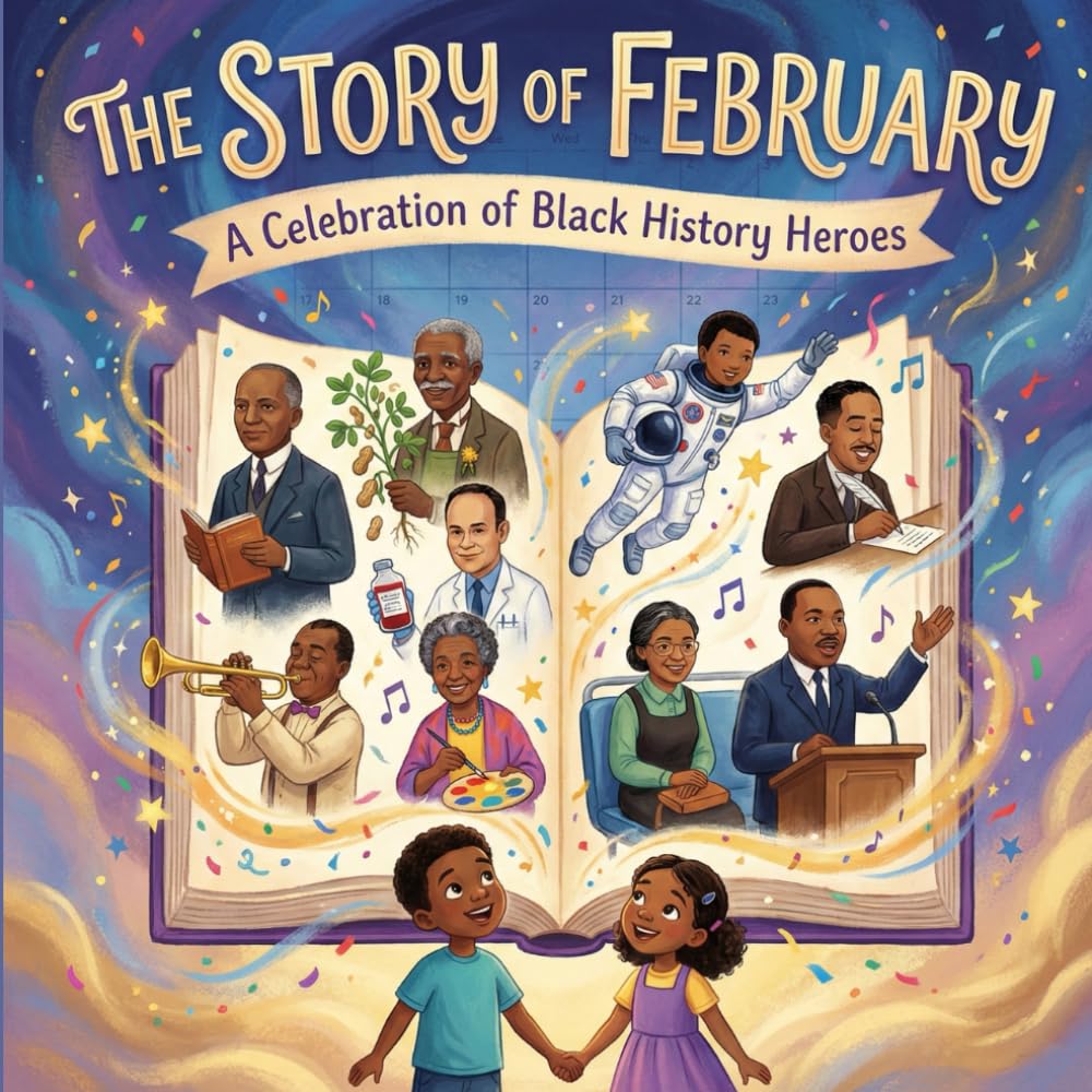 The Story Of February: A Celebration Of Black History Heroes: (Black History Month Biography Books for kids)