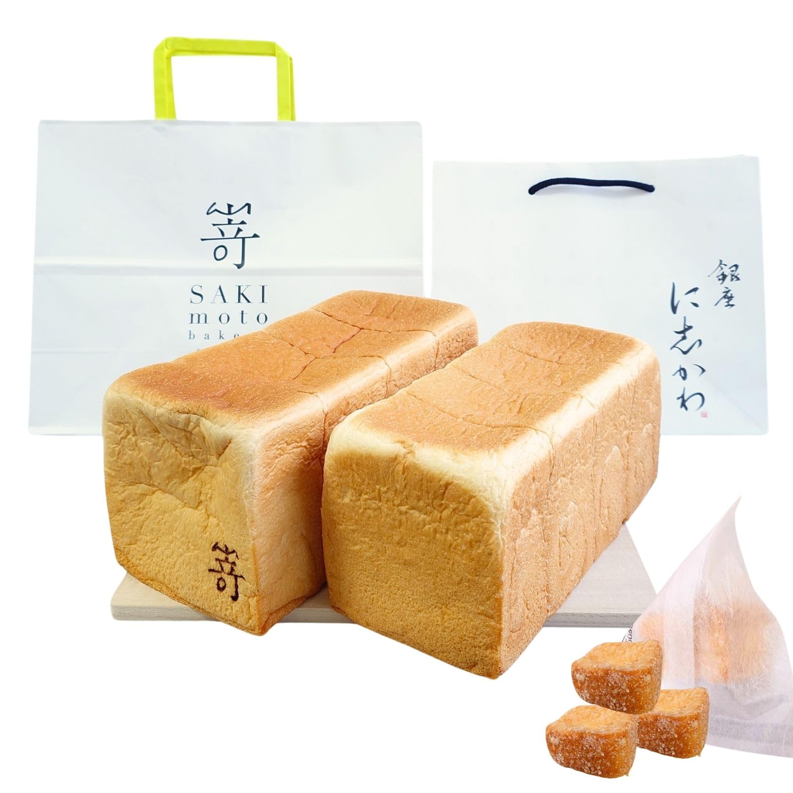 Amazon.co.jp: 銀座にしかわ，嵜本ベーカリー 高級食パン ラスク