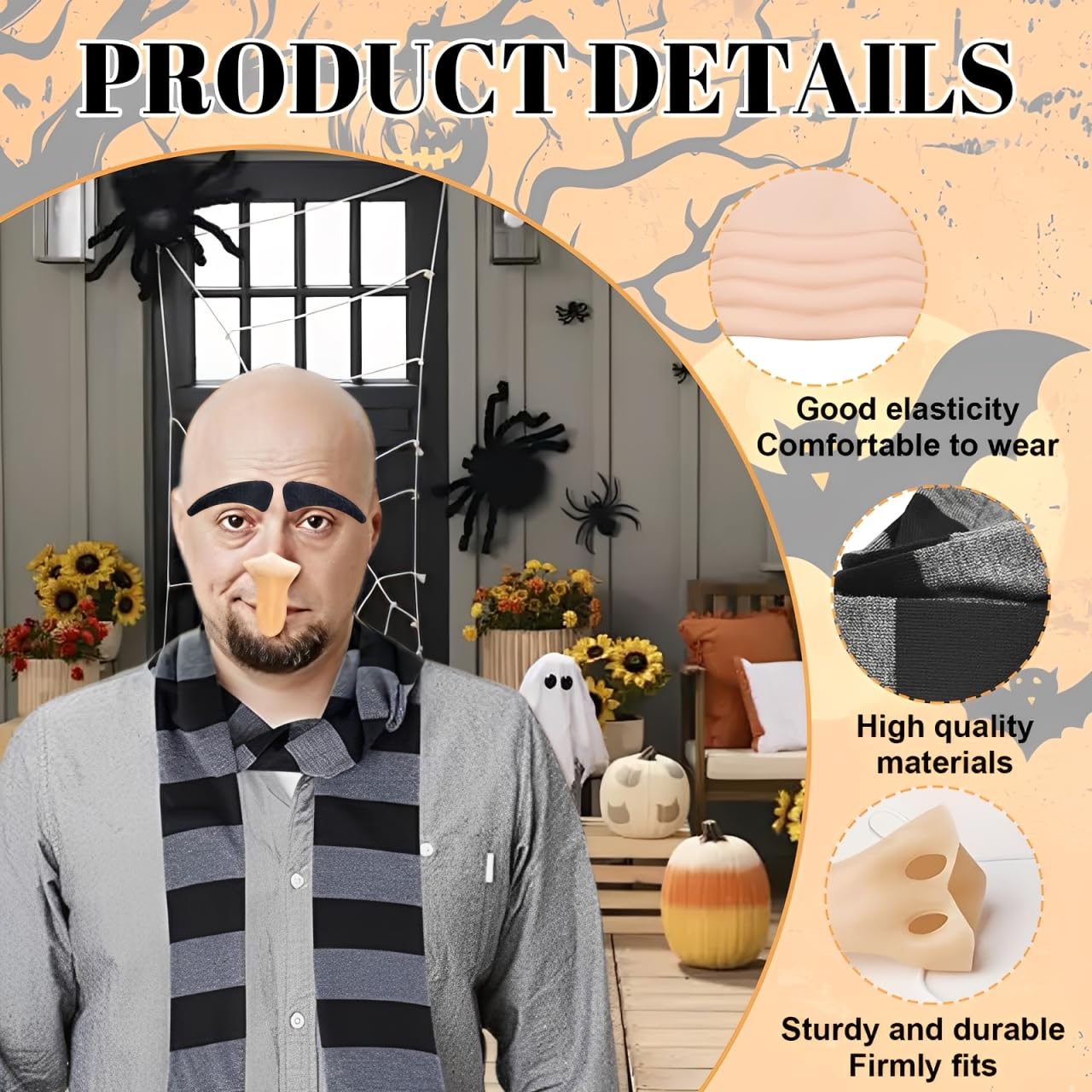 BFSYRR Bald Cap, Gru Costume - Image 3
