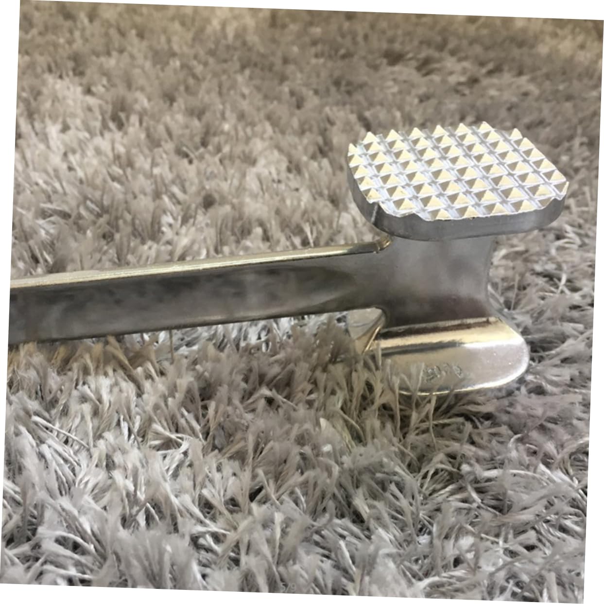 Ciieeo Steak Hammer Chicken Tenderizer Kitchen Hammers Hand Meat Hammer Meat Tenderizing Tool Kitchen Meat Mallet Double Sided Meat Hammer Dual Side Meat Hammer Meat Smasher Tool Silver