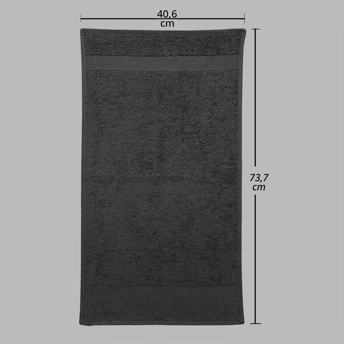 Fromm ColorSafe Haartücher für Friseure, Friseure, Spa, Fitnessstudio, 100% Baumwolle, bleichfest, 40,6 x 73,7 cm, 12 Stück, saugfähige, schmutzabweisende Handtücher zum Trocknen von lockigem, langem