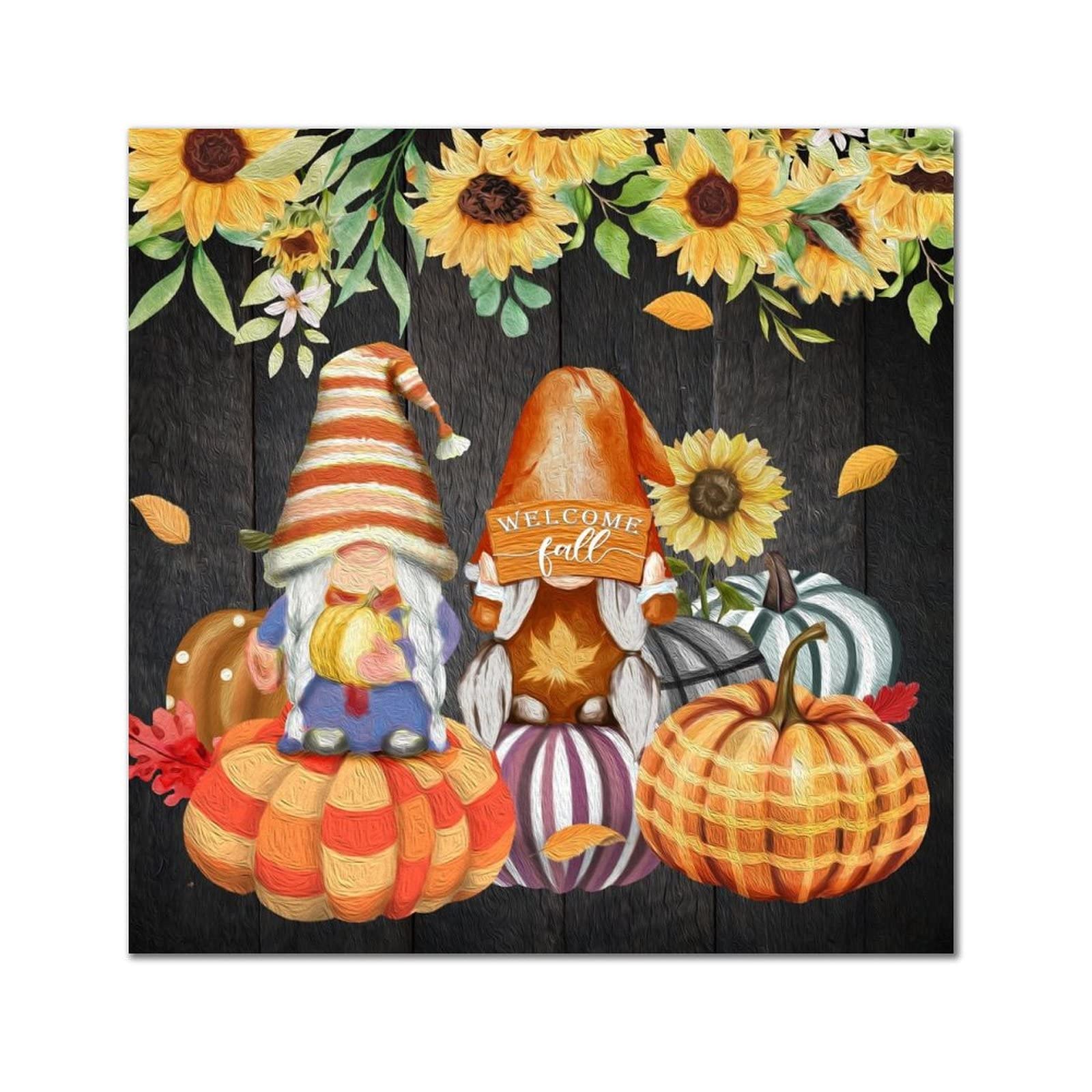 Nain d'automne plaque murale en bois rompre la monotonie des murs blancs de salon