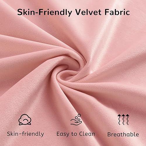 Miniatura 6 de Furniliving Taburete de tocador de terciopelo con respaldo, silla de maquillaje para tocador con patas de metal, silla de sala de estar de mediados