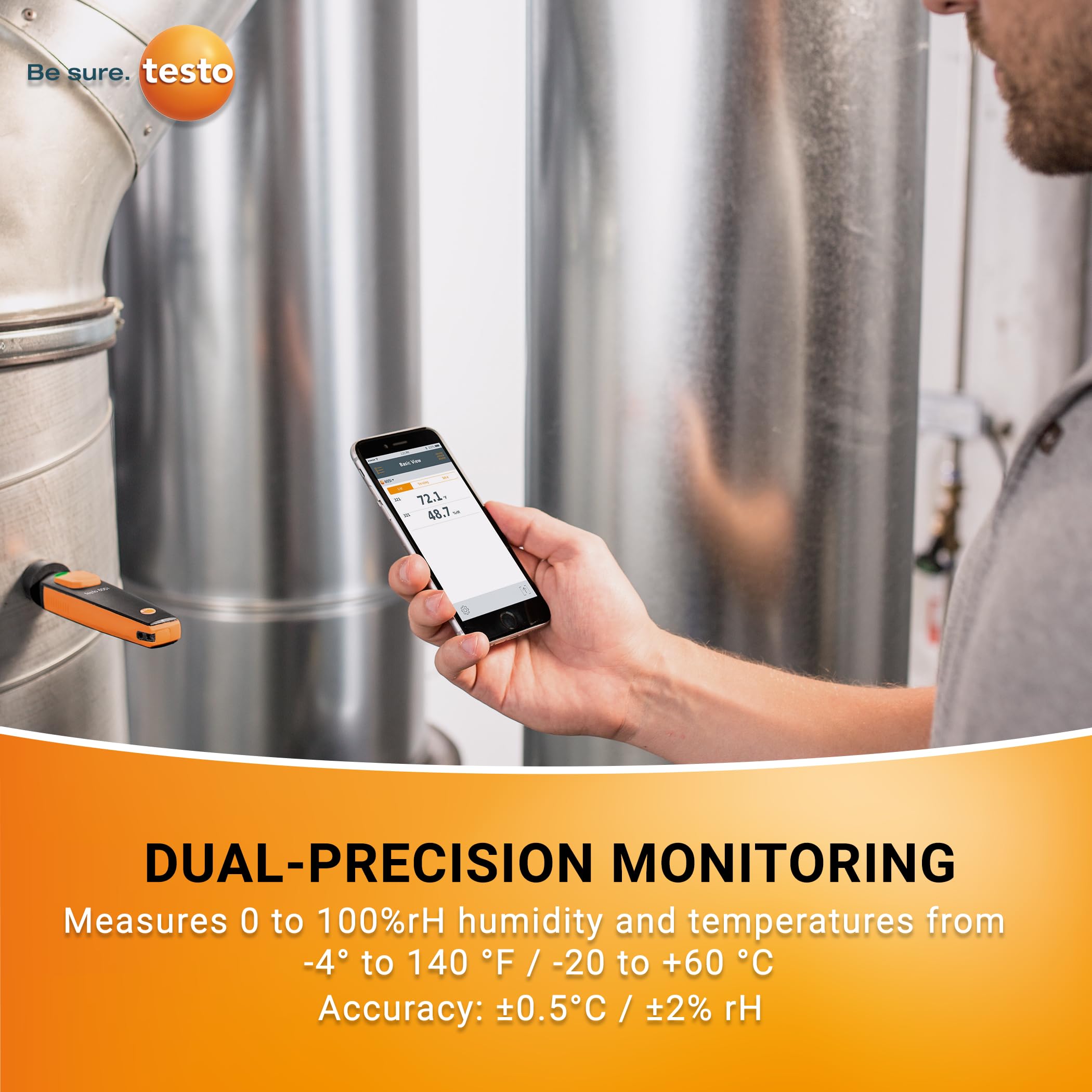 Testo 0560 2605 03 605i - Termoigrometro