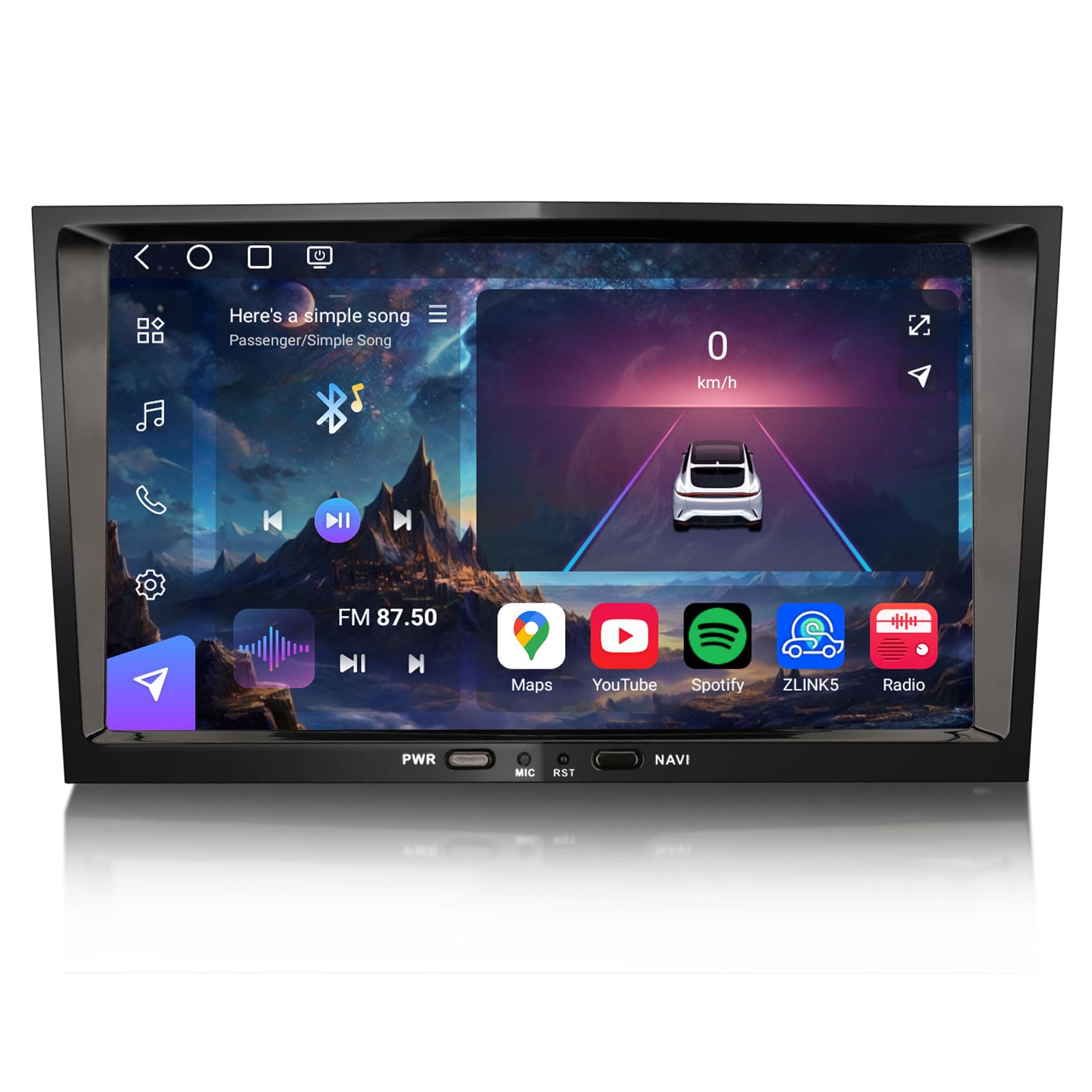 Erisin 8" Qualcomm 8-Core 8GB+128GB Android 14 Radio Coche Bluetooth GPS Navegador para Opel Antara Astra H Corsa C/D Meriva Signum Vivaro Zafira CarPlay Android Auto Dab+ WiFi 4G USB DSP SWC Canbus