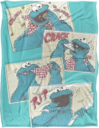 Miniatura 10 de Sesame Street More Cookies - Manta con licencia oficial de tacto sedoso, manta súper suave, 36 x 58 pulgadas
