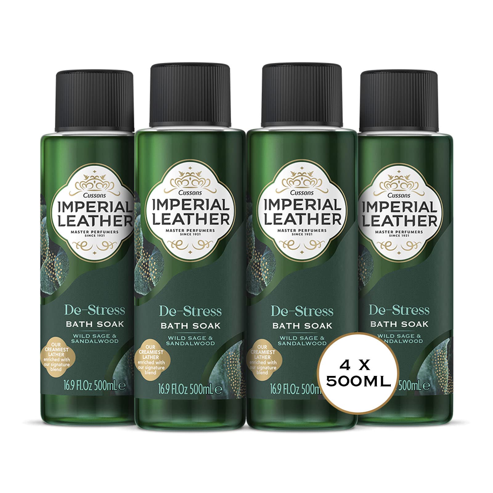 Imperial Leather Pampering Bath Soak, Mallow and Rose Milk, Rich and Creamy Bubble Bath, Gentle Skin Care, Bulk Buy, Pack of 4 x 500 ml — view 7