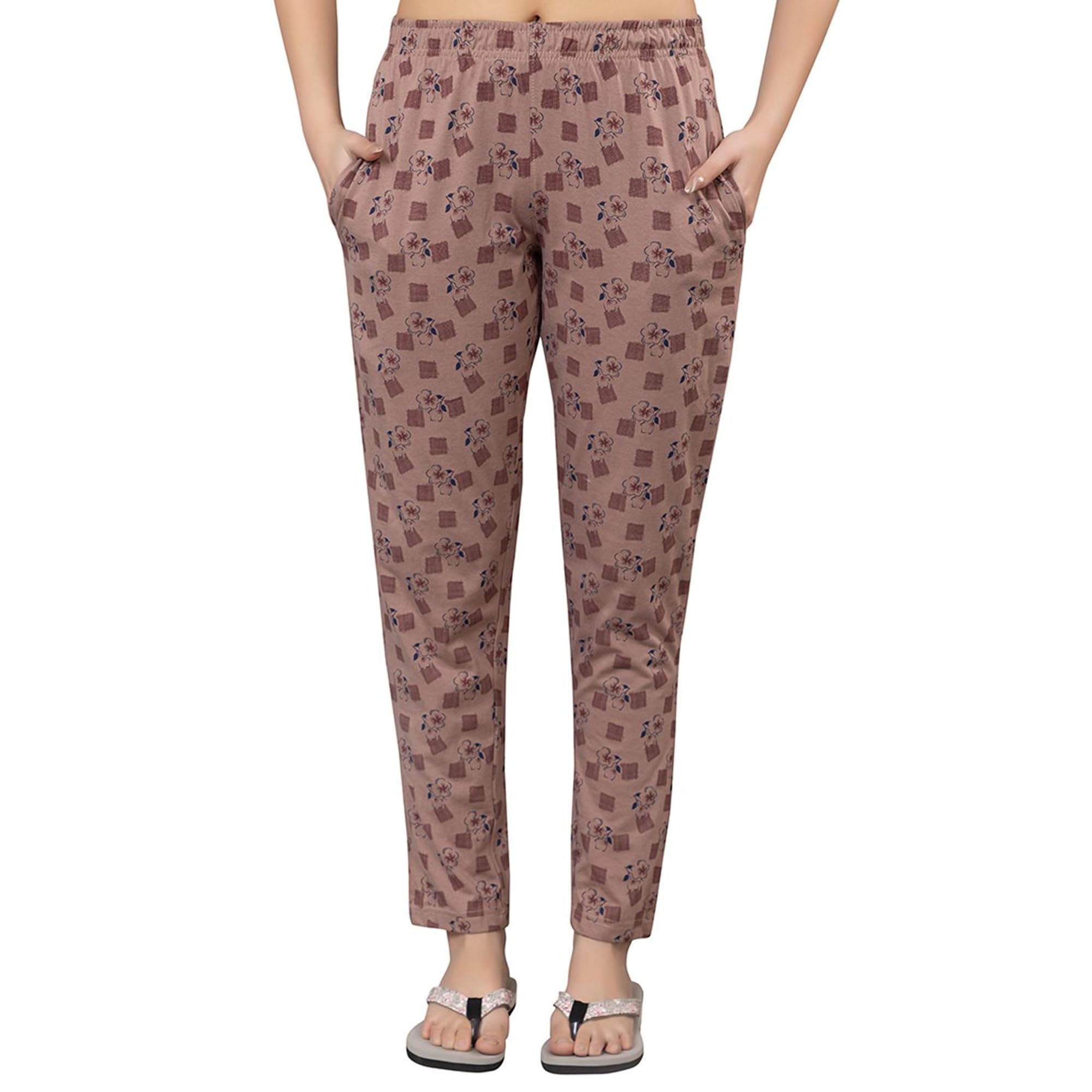 xenios Women’s Cotton Pyjama Pants | Soft Breathable Sleepwear Bottoms with Elastic Waist | STYLE 220-picture-54