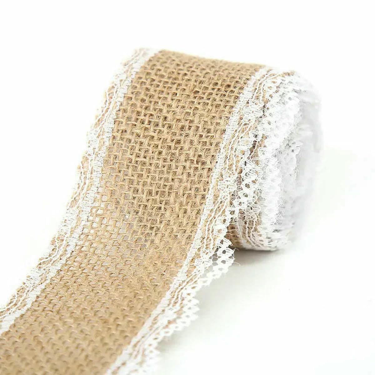 Jute Burlap Ribbon, Jute Burlap Ribbons Multicolor 5cm x 1 meter