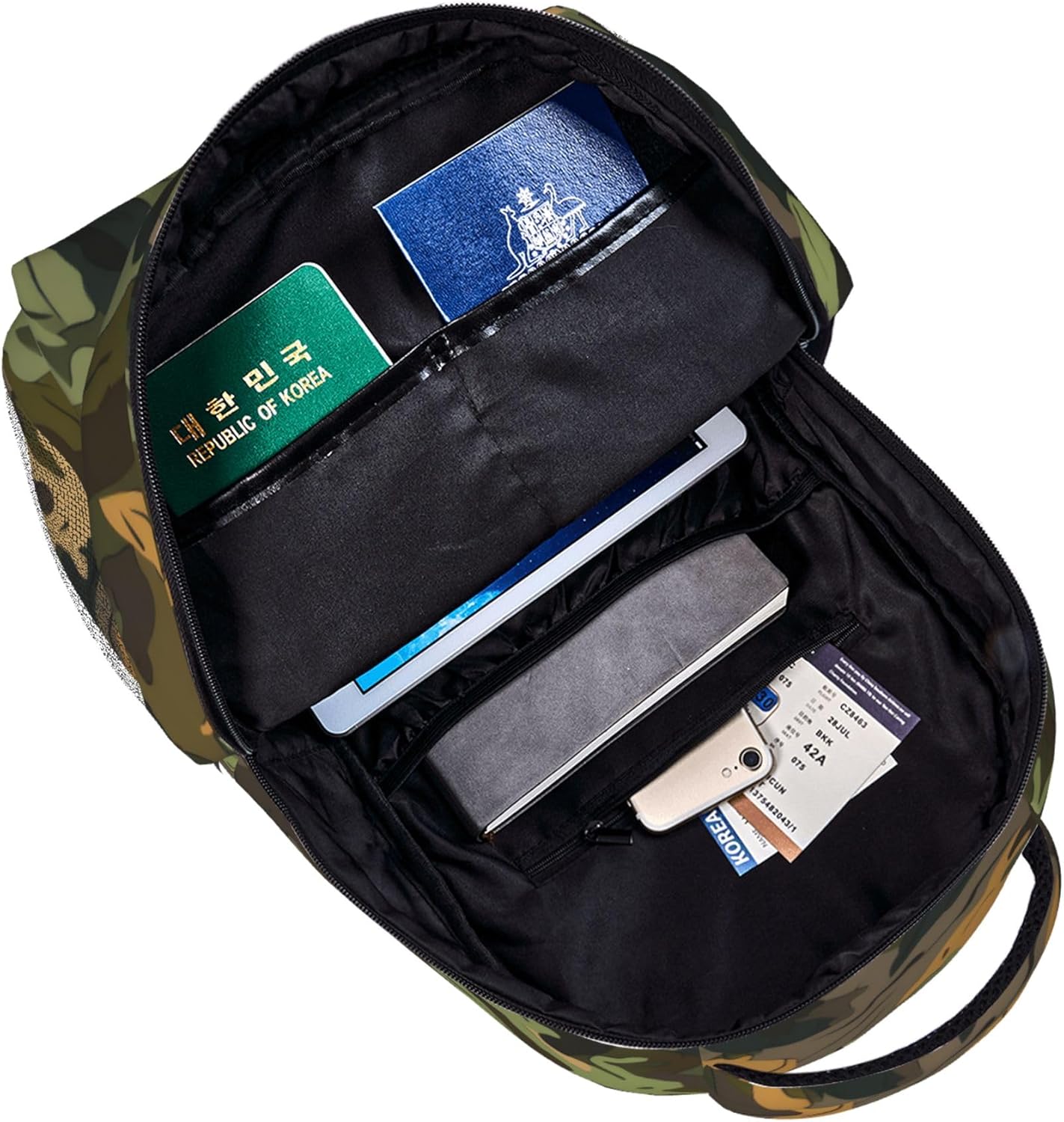 Camouflage Hunting Tree Backpacks Laptop Bookbag Computer Bag Hiking Travel Daypack for Women Men